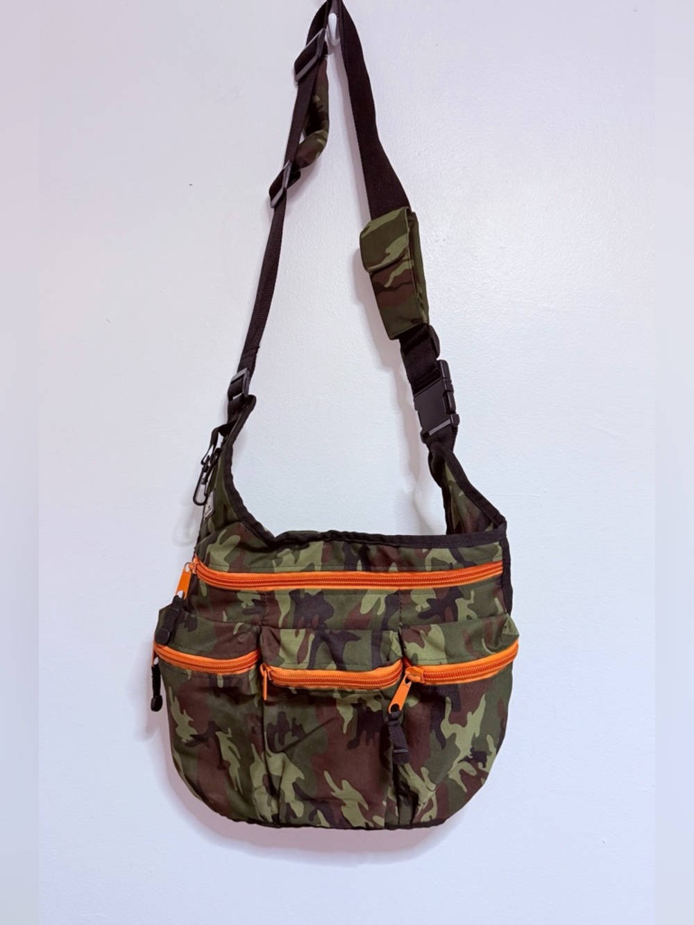 Diaper Dude Camo Dads Men Unisex Crossbody Messenger Multi-Pocket Diaper Bag
